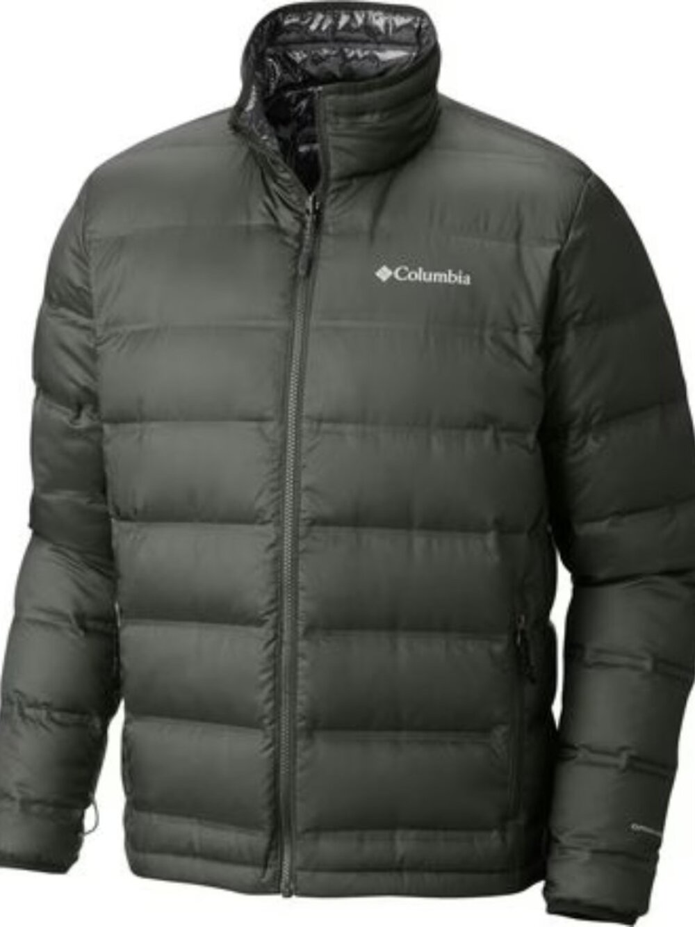 Columbia Men's Black Wild Card Interchange Padded Puffer Jacket Size M